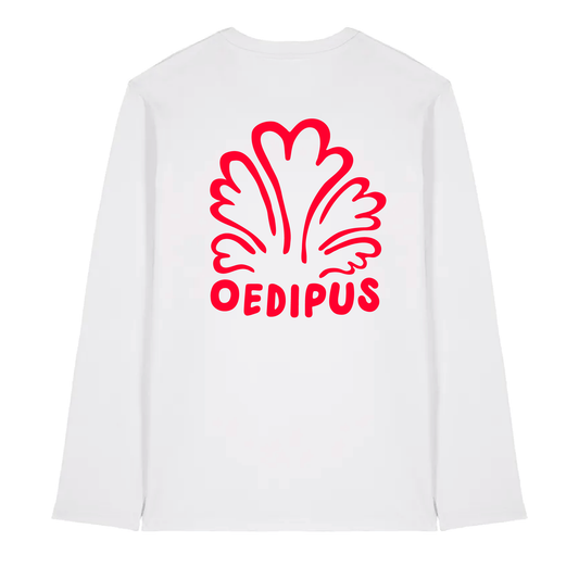 Oedipus Longsleeve – White/Red