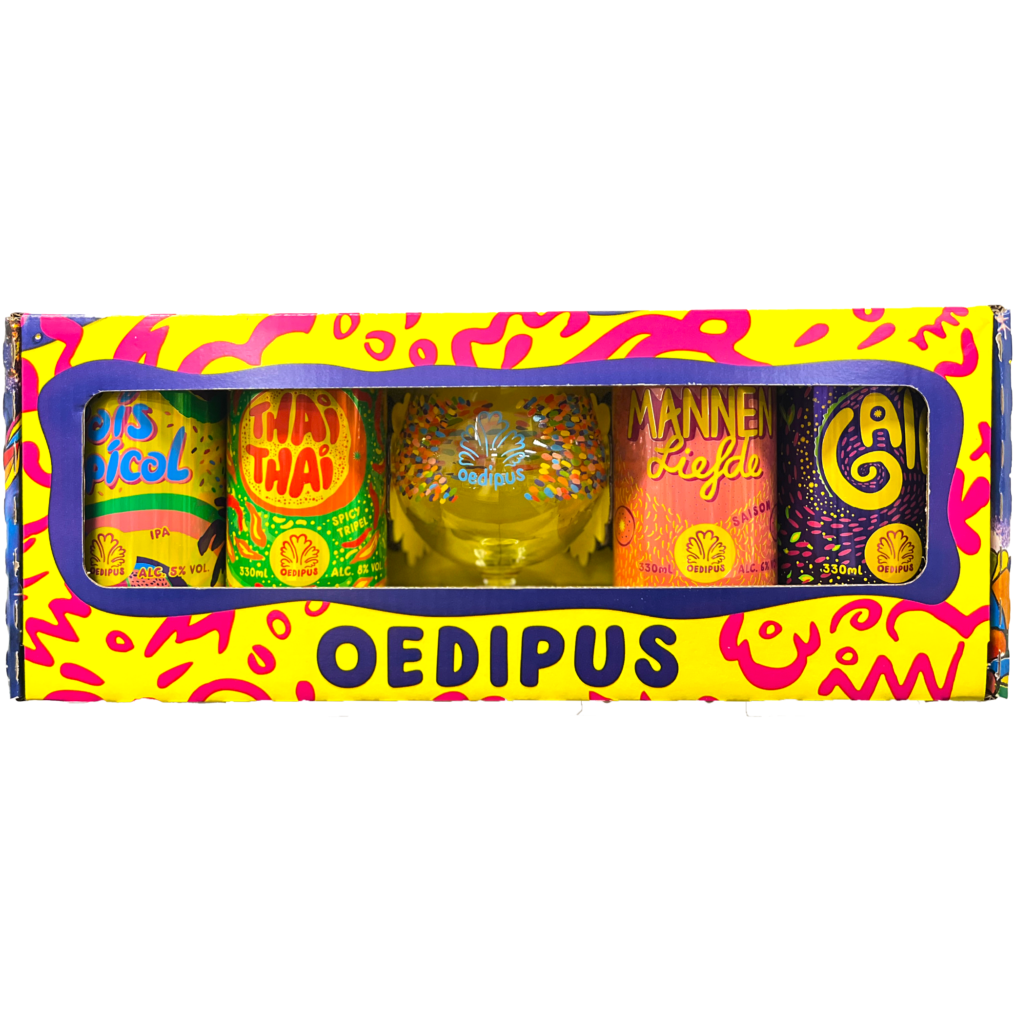 The Oedipus four pack + Bol Glass